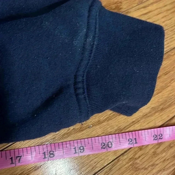 [L]Vintage Brooks Blue  Pull Over crew Neck Sweatshirt - Picture 7 of 7